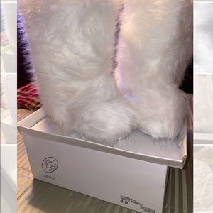 Steve Madden fur boots
